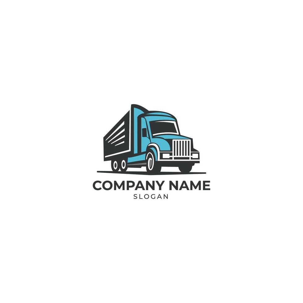 un camion logo conception modèle vecteur