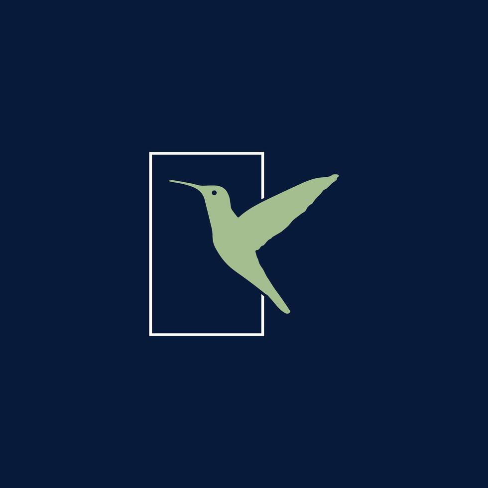 modèle de vecteur de conception de logo oiseau