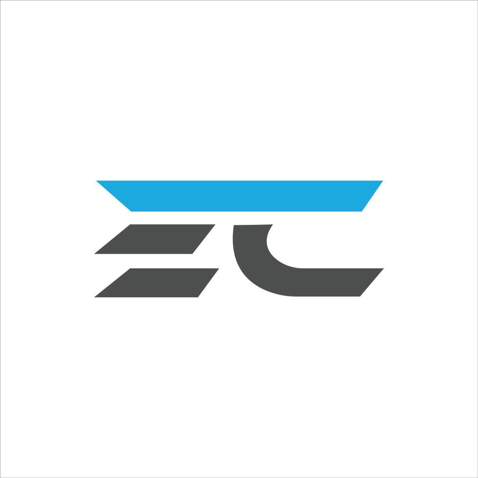initiale lettre ce ou ec logo vecteur logo conception