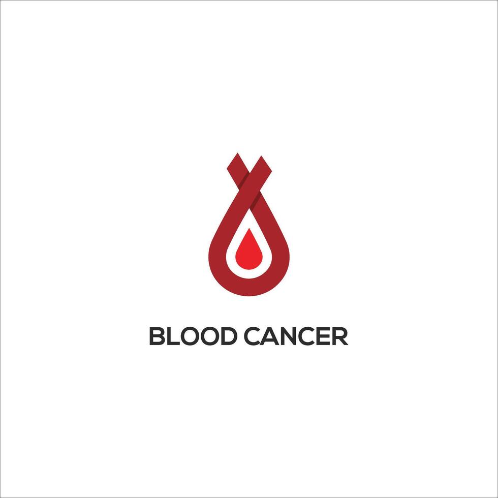 cancer vecteur icône conception modèle. du sang cancer logo conception.