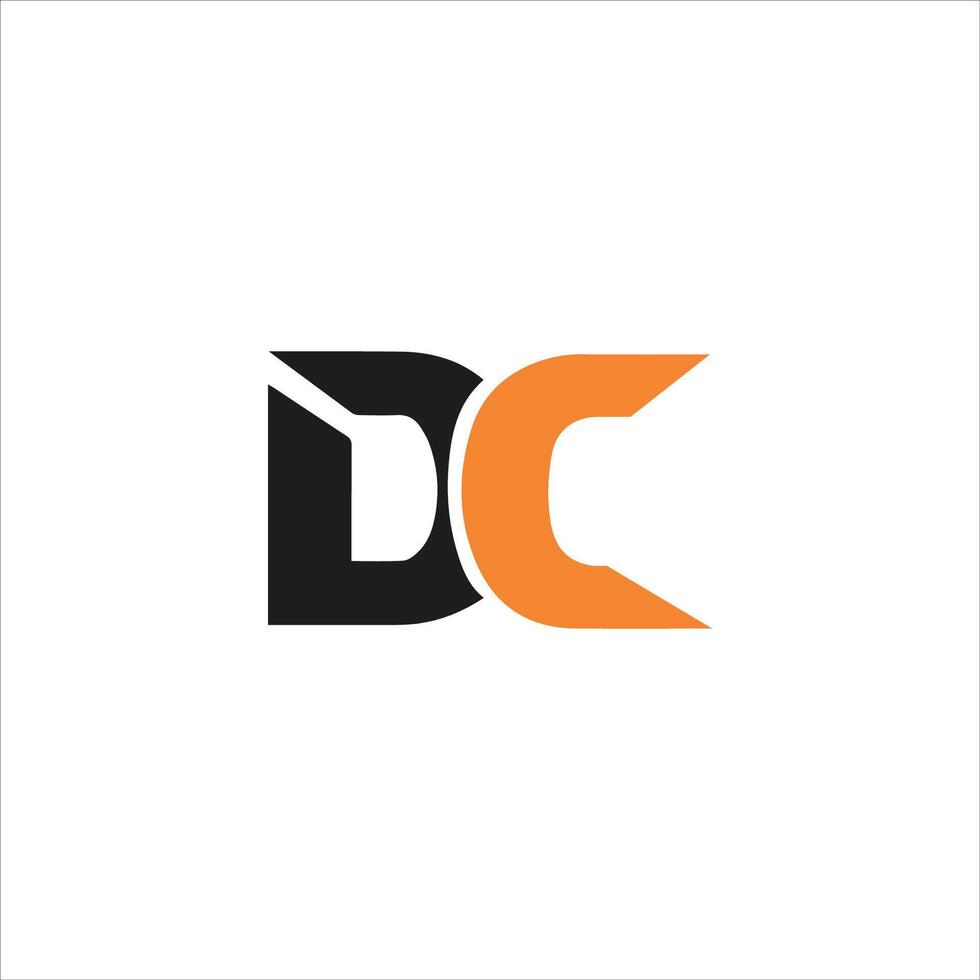 dc et CD lettre logo conception .dc, cd initiale basé alphabet icône logo conception vecteur