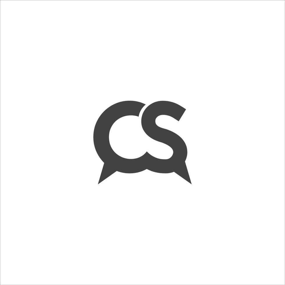 cs et sc Créatif initiale basé lettre icône logo vecteur dessins