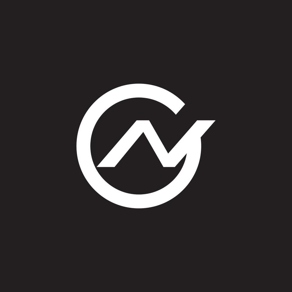 initiale lettre cn ou NC logo vecteur conception modèle