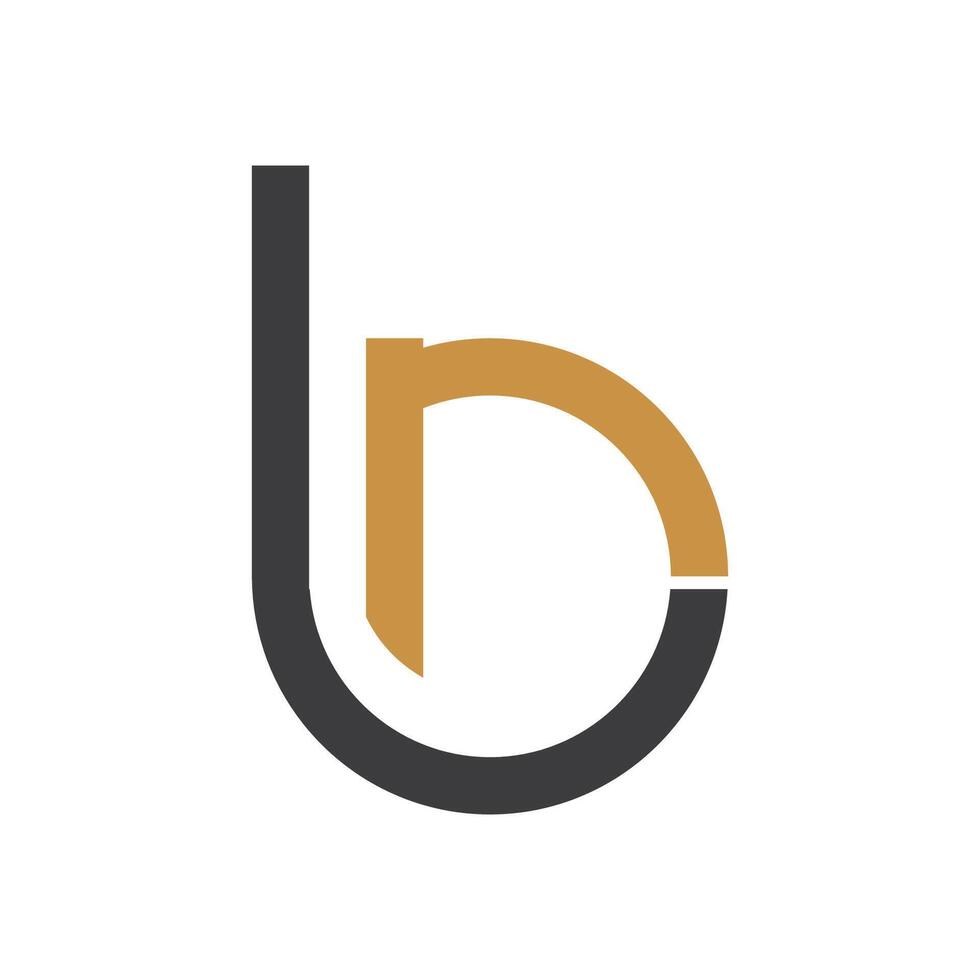 initiale bn lettre logo vecteur modèle conception. Créatif abstrait lettre nb logo conception. lié lettre nb logo conception.