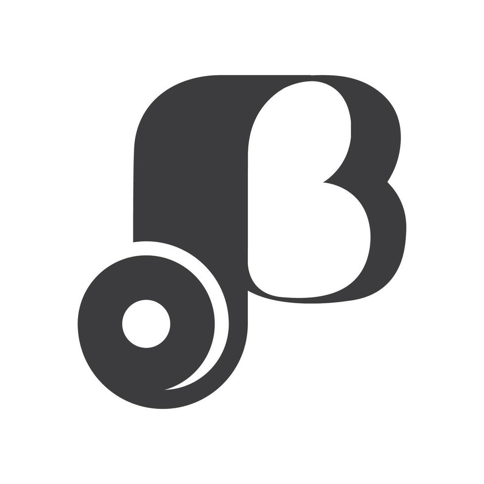 initiale lettre bj logo ou jb logo vecteur conception modèle