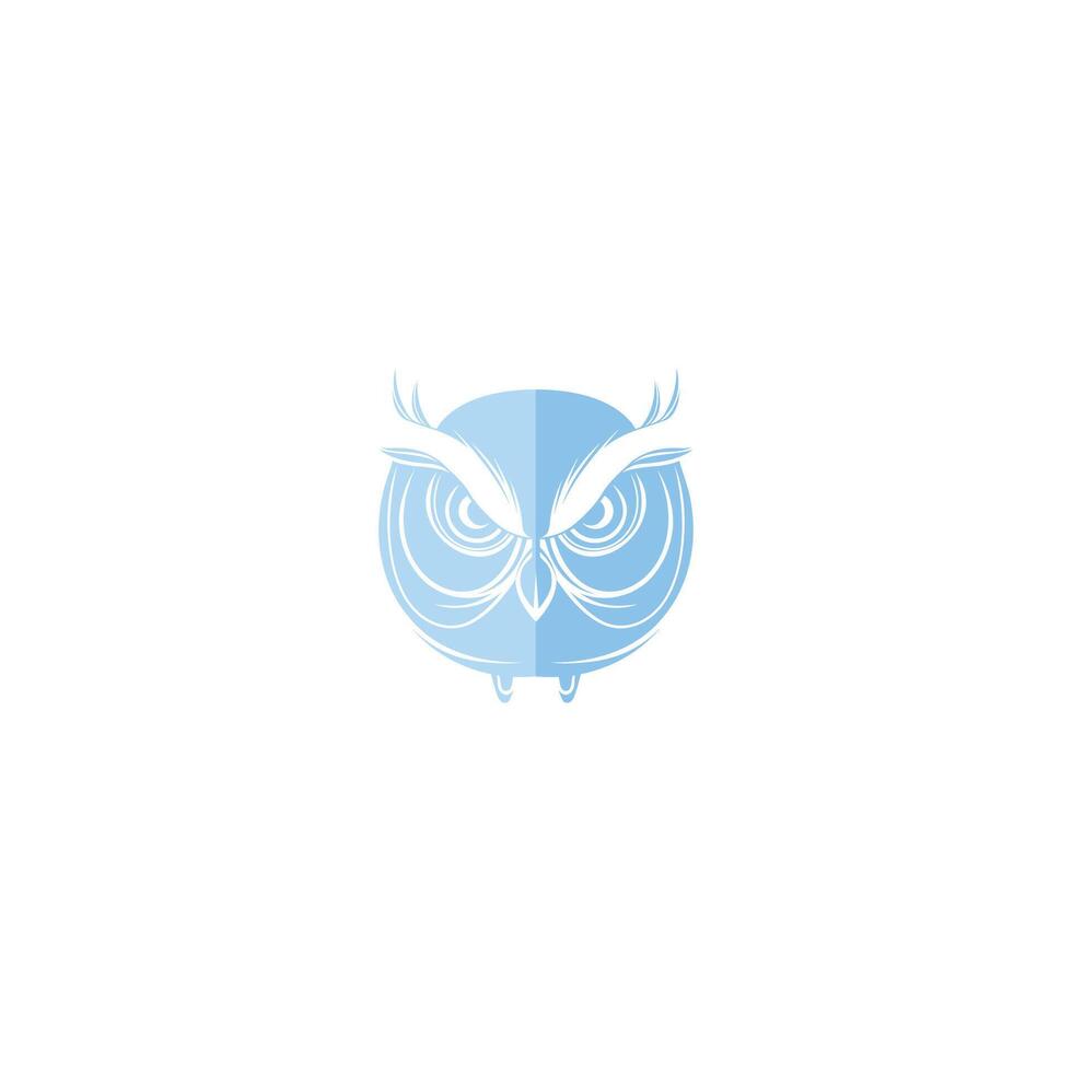 hibou logo icône bouclier aile Créatif moderne conception. hibou logo avec feuille icône vecteur. vecteur