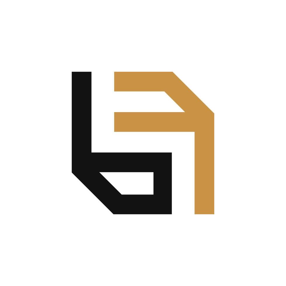initiale lettre bf logo ou fb logo vecteur conception modèle