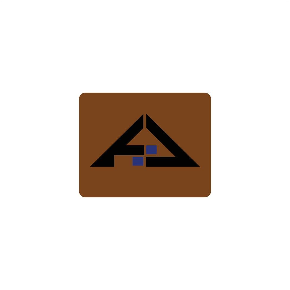initiale lettre ja ou un J logo vecteur conception modèle