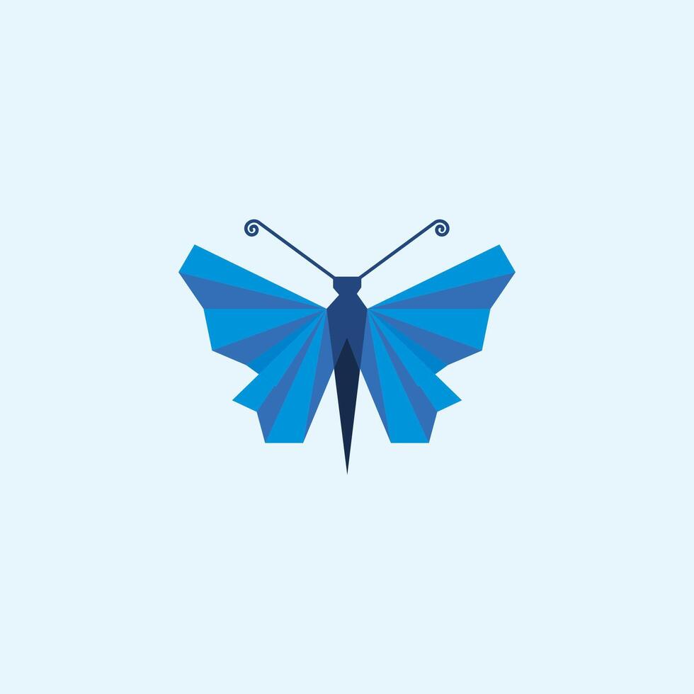 modèle de conception de vecteur de logo papillon