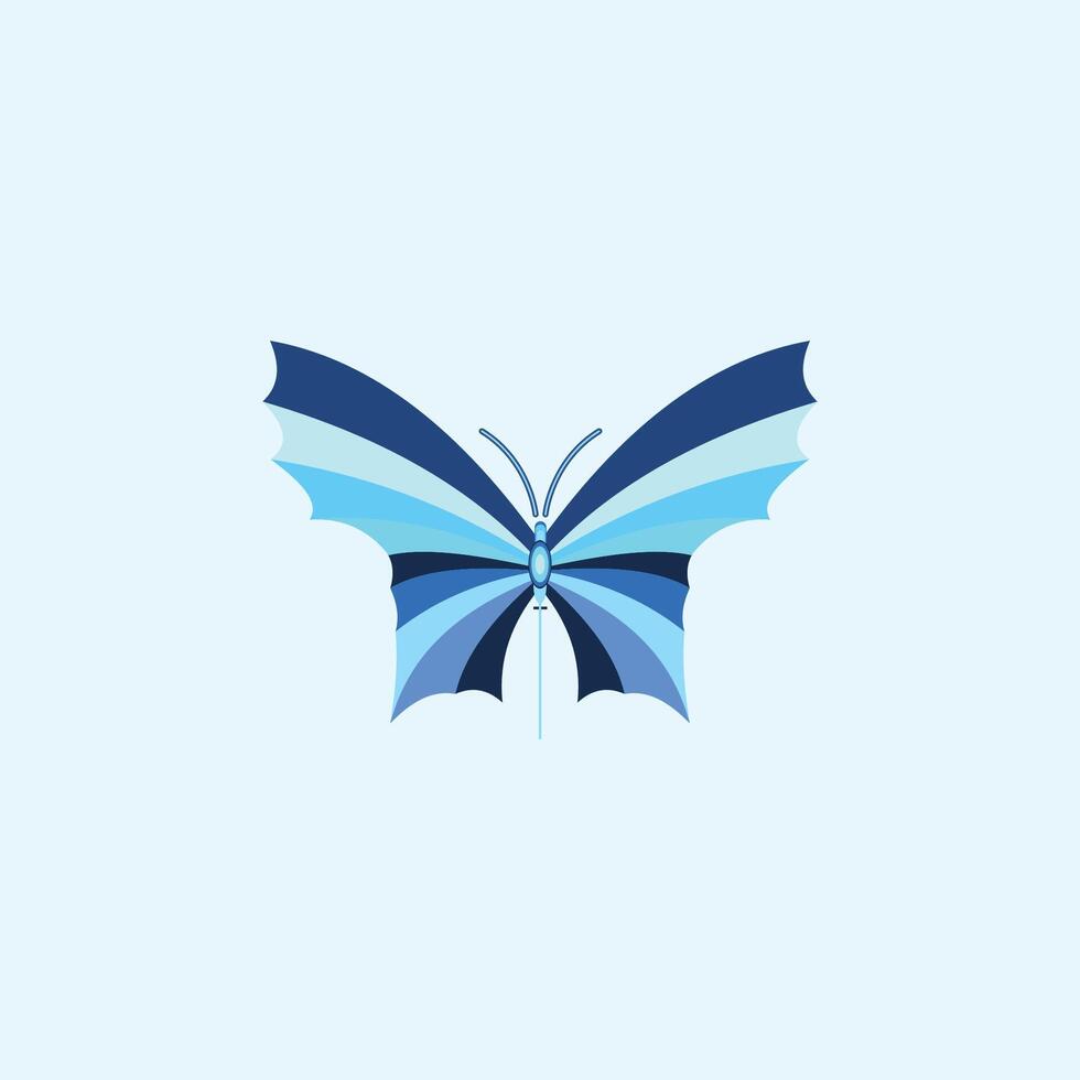 modèle de conception de vecteur de logo papillon