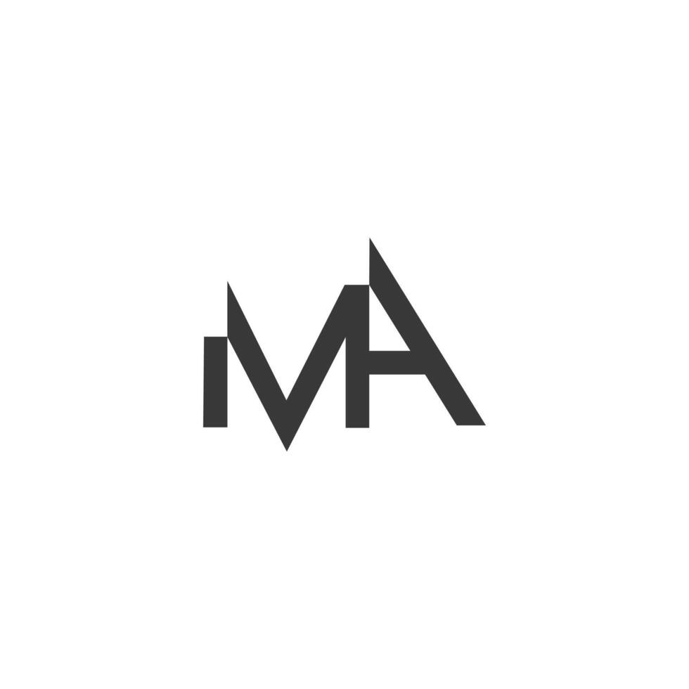 suis, maman, une et m abstrait initiale monogramme lettre alphabet logo conception vecteur