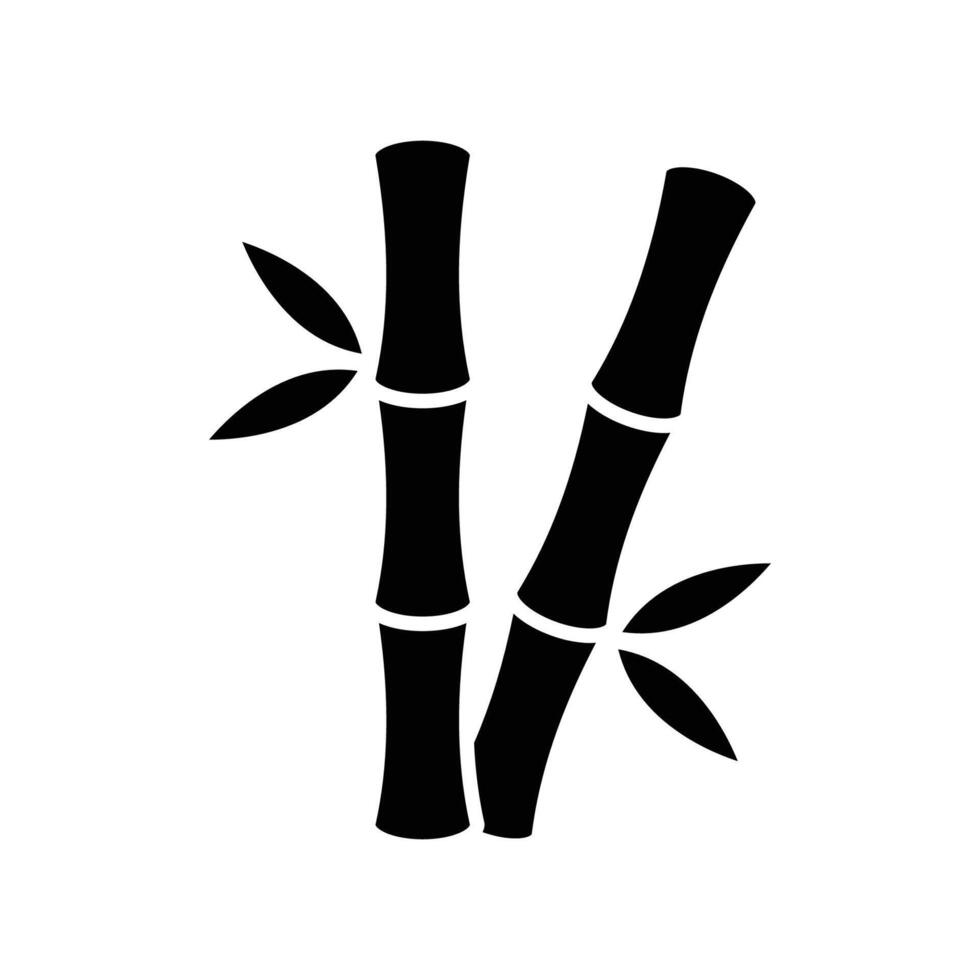 bambou icône vecteur conception modèle dans blanc Contexte