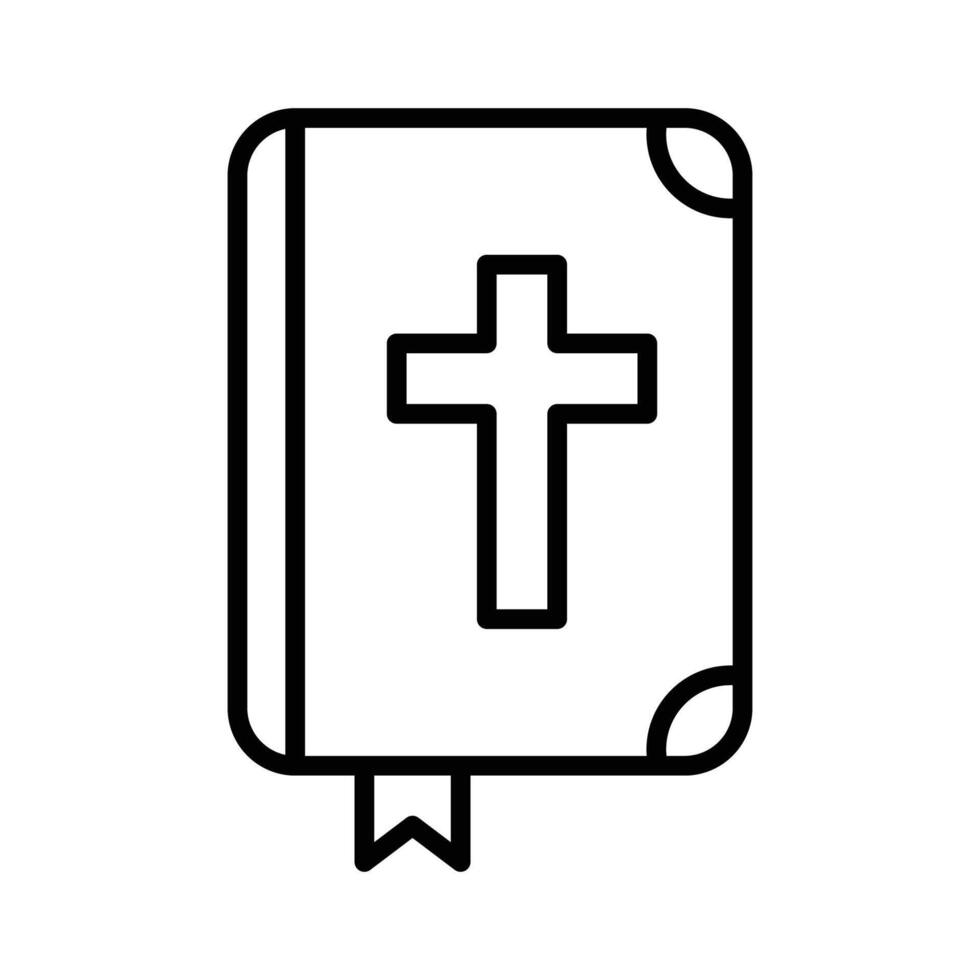 Bible icône vecteur conception modèle dans blanc Contexte