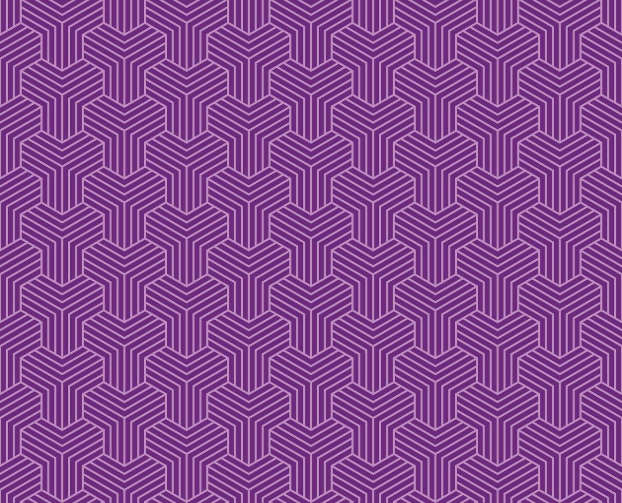 sans couture violet abstrait géométrique y lignes modèle Contexte vecteur