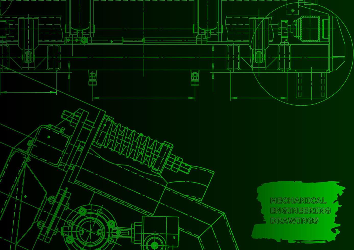 l'industrie de la construction de machines. systèmes de conception assistée par ordinateur vecteur