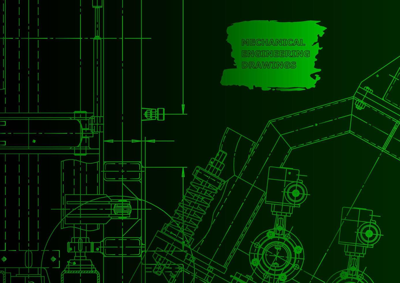 l'industrie de la construction de machines. systèmes de conception assistée par ordinateur vecteur