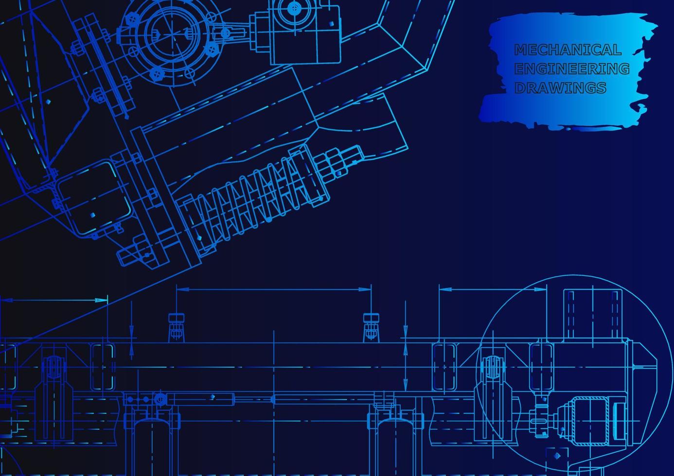 l'industrie de la construction de machines. systèmes de conception assistée par ordinateur vecteur