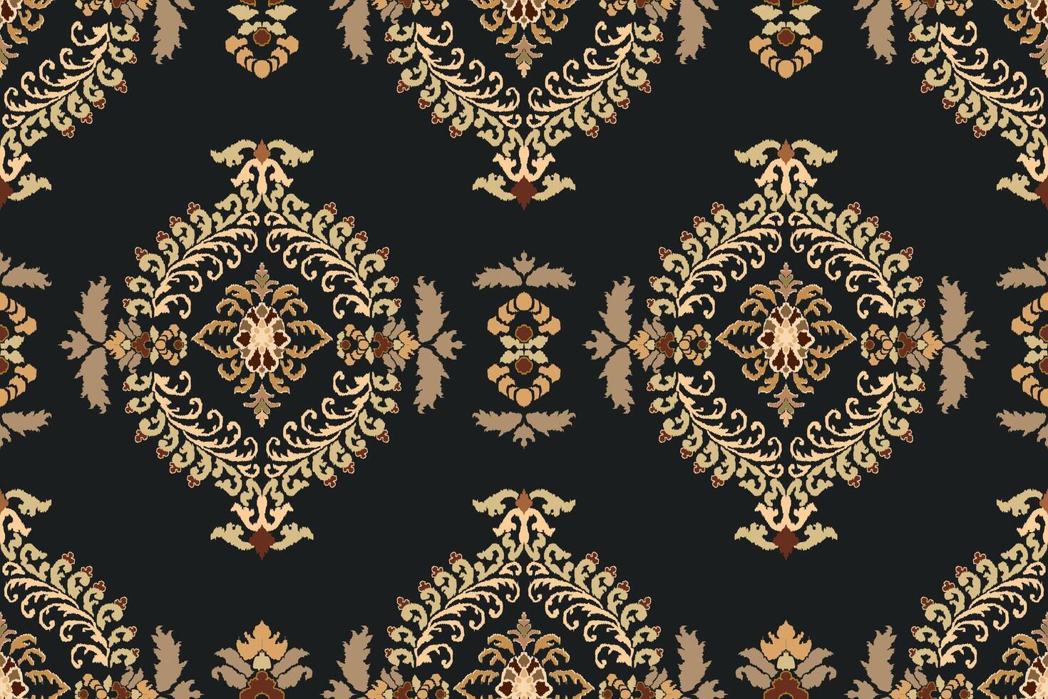 ikat tribal Indien sans couture modèle. ethnique aztèque en tissu tapis mandala ornement originaire de boho chevron textile.géométrique africain américain Oriental traditionnel vecteur illustrations. broderie style.