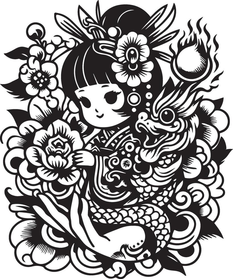 chinois Nouveau année clipart illustration vecteur