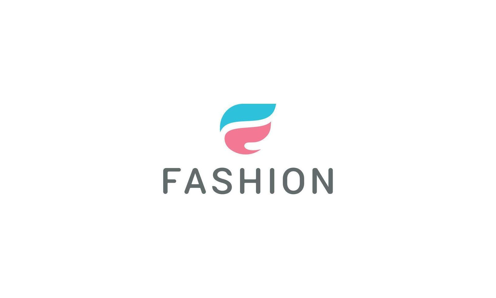 lettre F moderne à la mode Facile plat logo vecteur