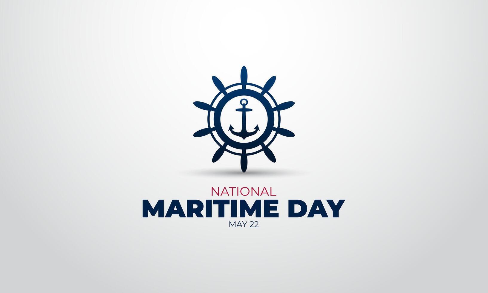 content nationale maritime journée mai 22 Contexte vecteur illustration