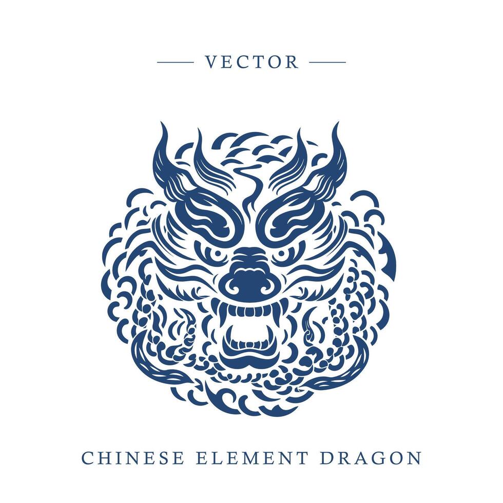 chinois Nouveau année de le dragon 2024 vecteur