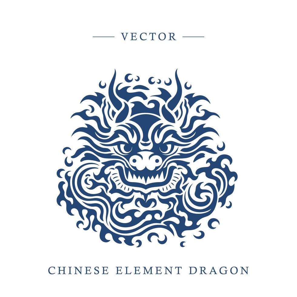 chinois Nouveau année de le dragon 2024 vecteur