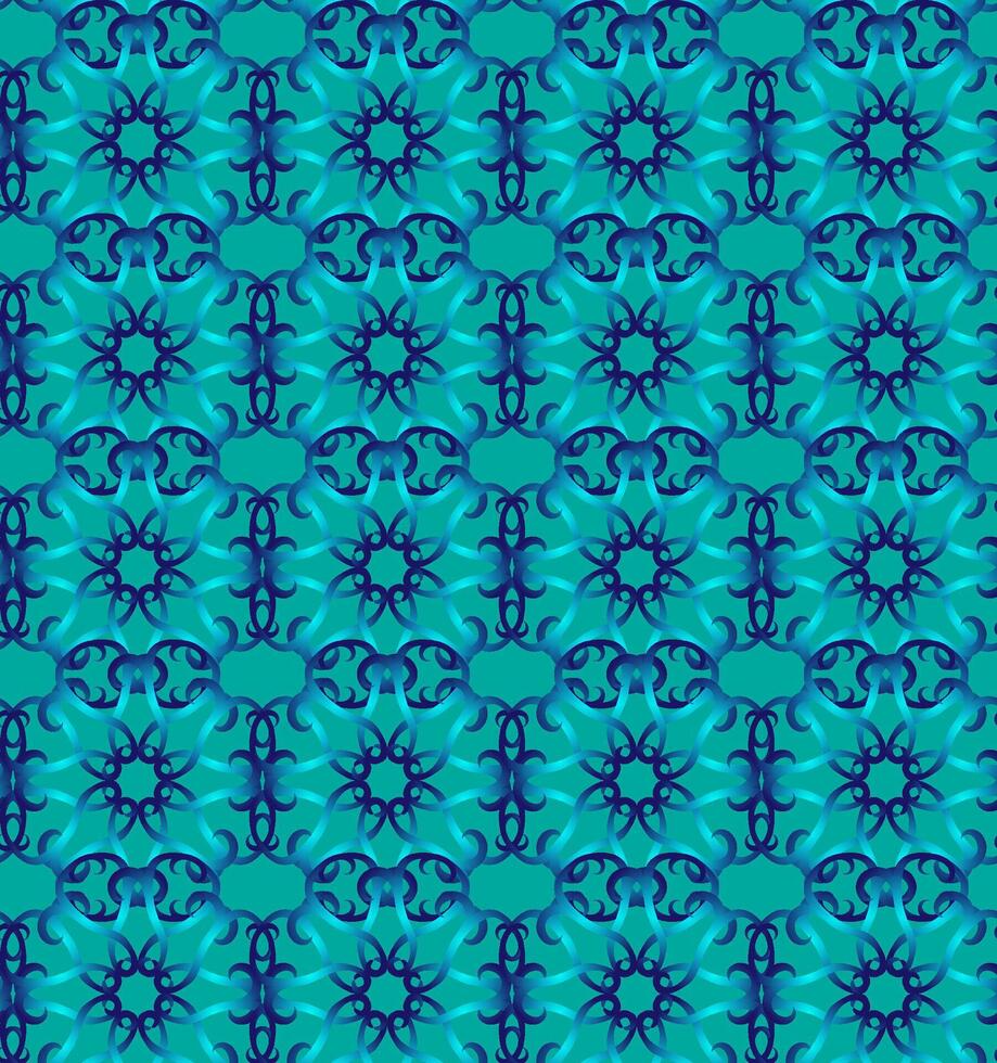 vecteur monochromatique sans couture texture avec magnifique abstrait modèle sur bleu motif