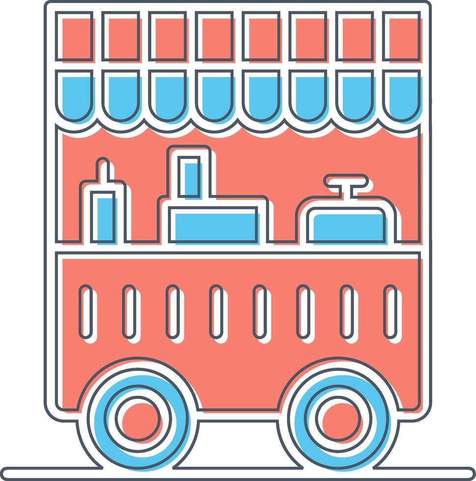 icône de vecteur de panier alimentaire