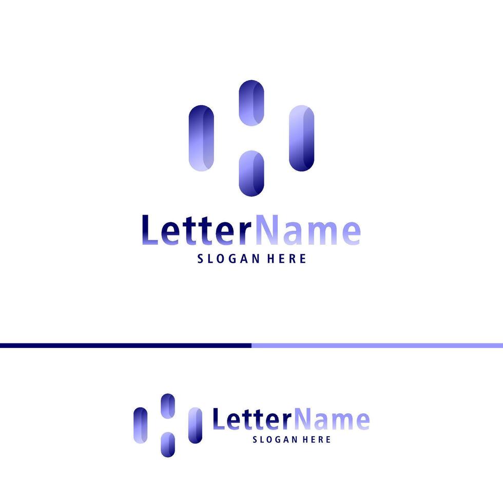 moderne lettre h logo conception vecteur. Créatif h logo concepts modèle vecteur