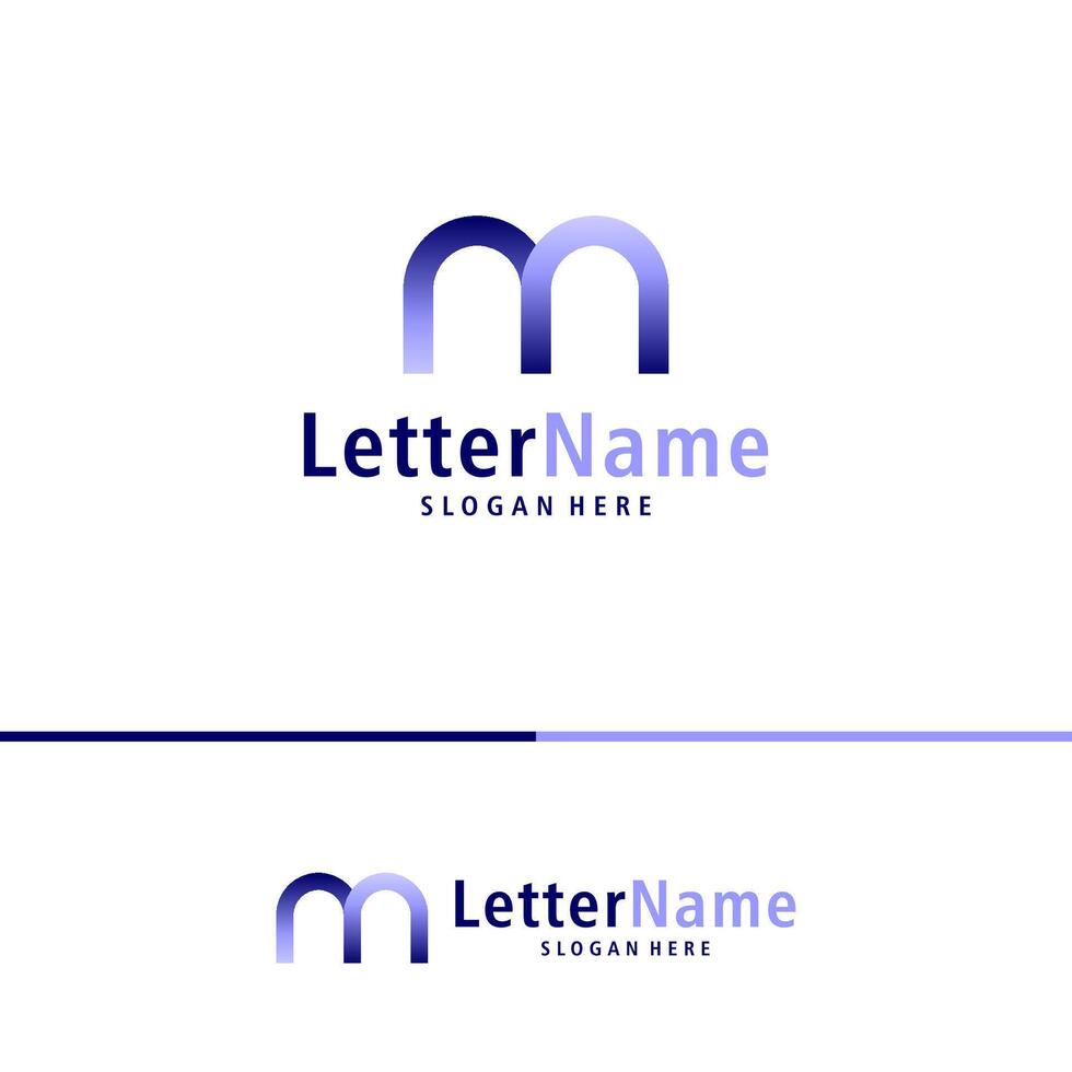 moderne lettre m logo conception vecteur. Créatif m logo concepts modèle vecteur