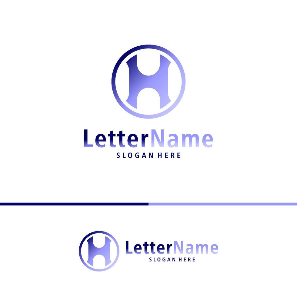 moderne lettre h logo conception vecteur. Créatif h logo concepts modèle vecteur