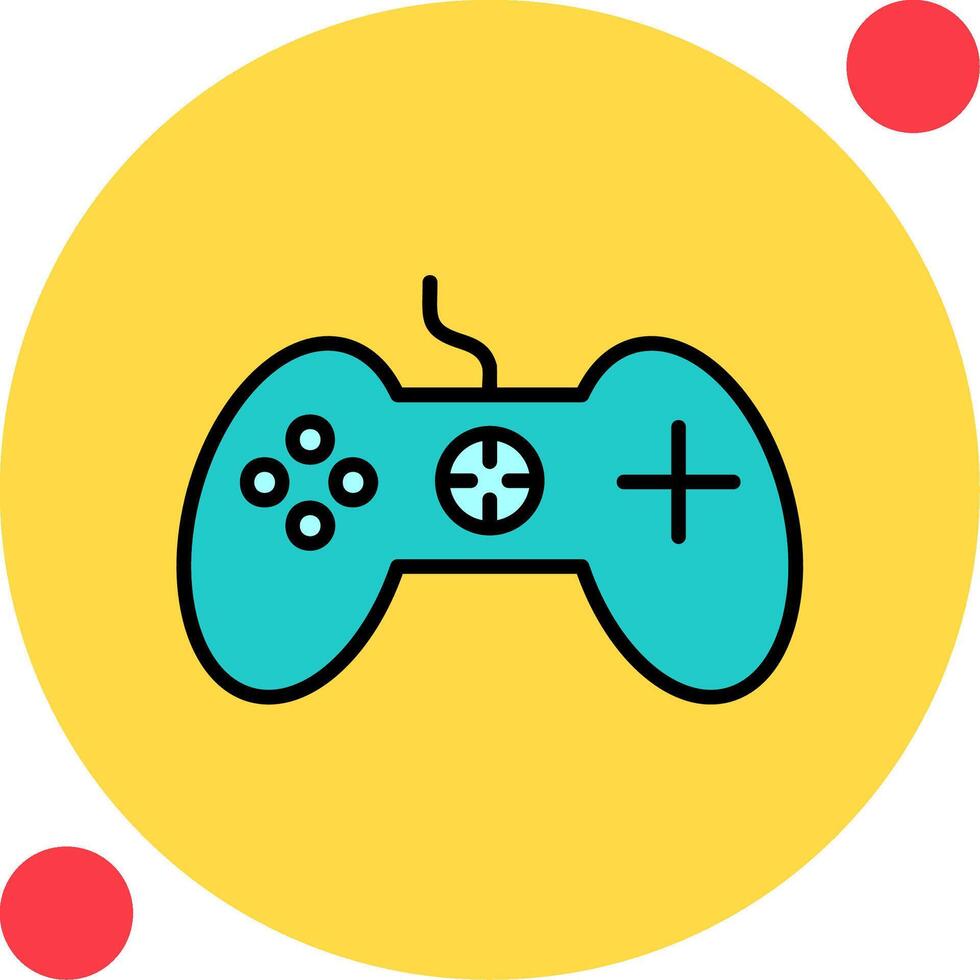 icône de vecteur de manette de jeu