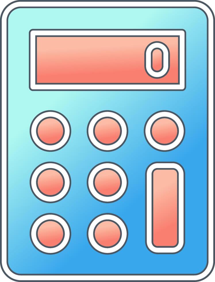 icône de vecteur de calculatrice