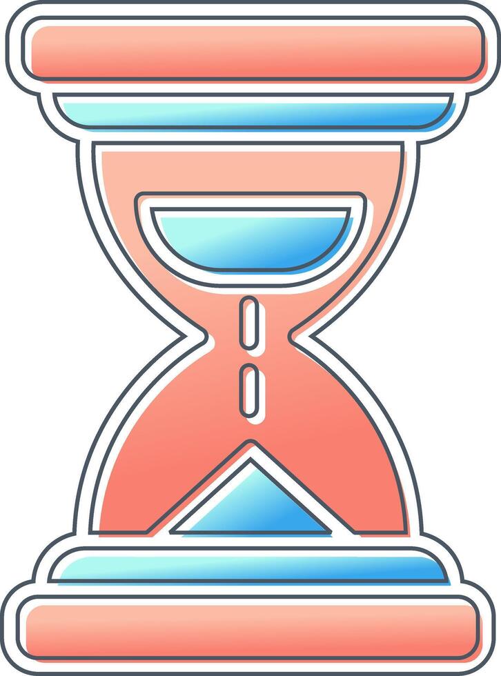 icône de vecteur d'horloge de sable