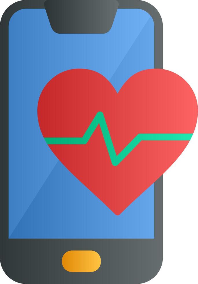 icône de vecteur de fréquence cardiaque