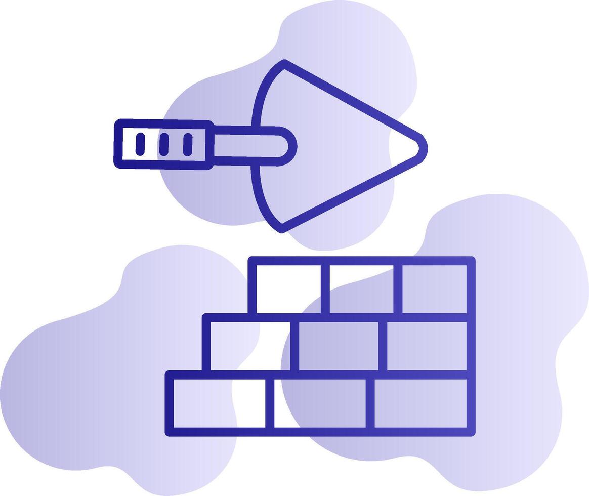 icône de vecteur de mur de briques