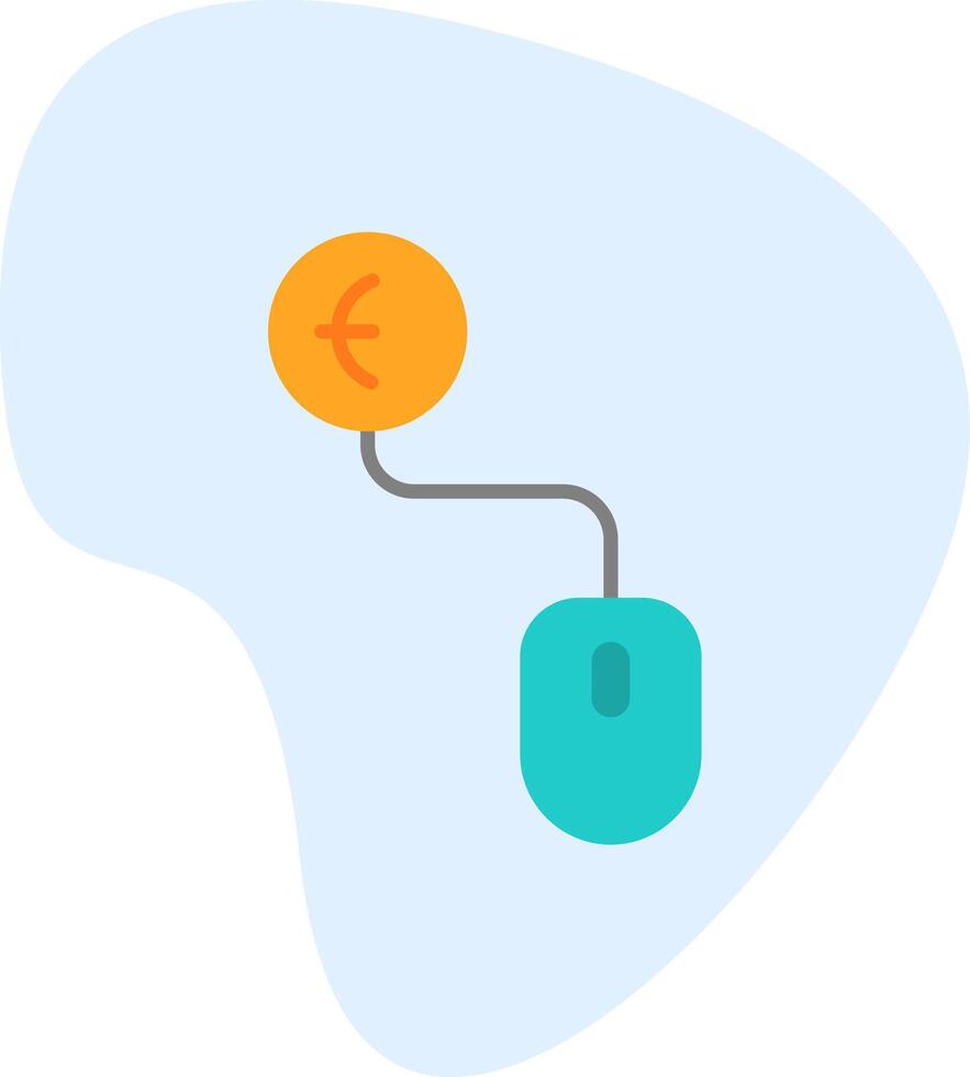 icône de vecteur de paiement par clic