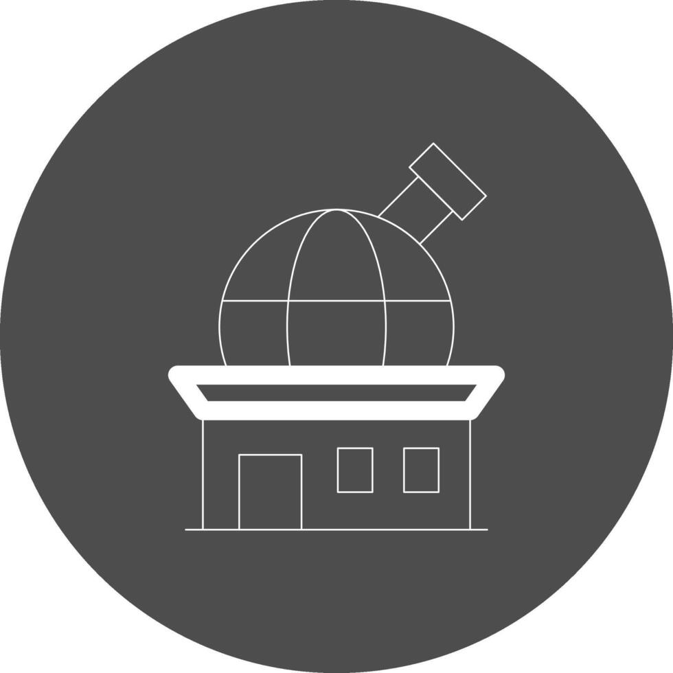 conception d'icônes créatives d'observatoire vecteur