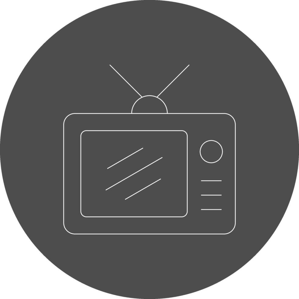 conception d'icône créative tv vecteur