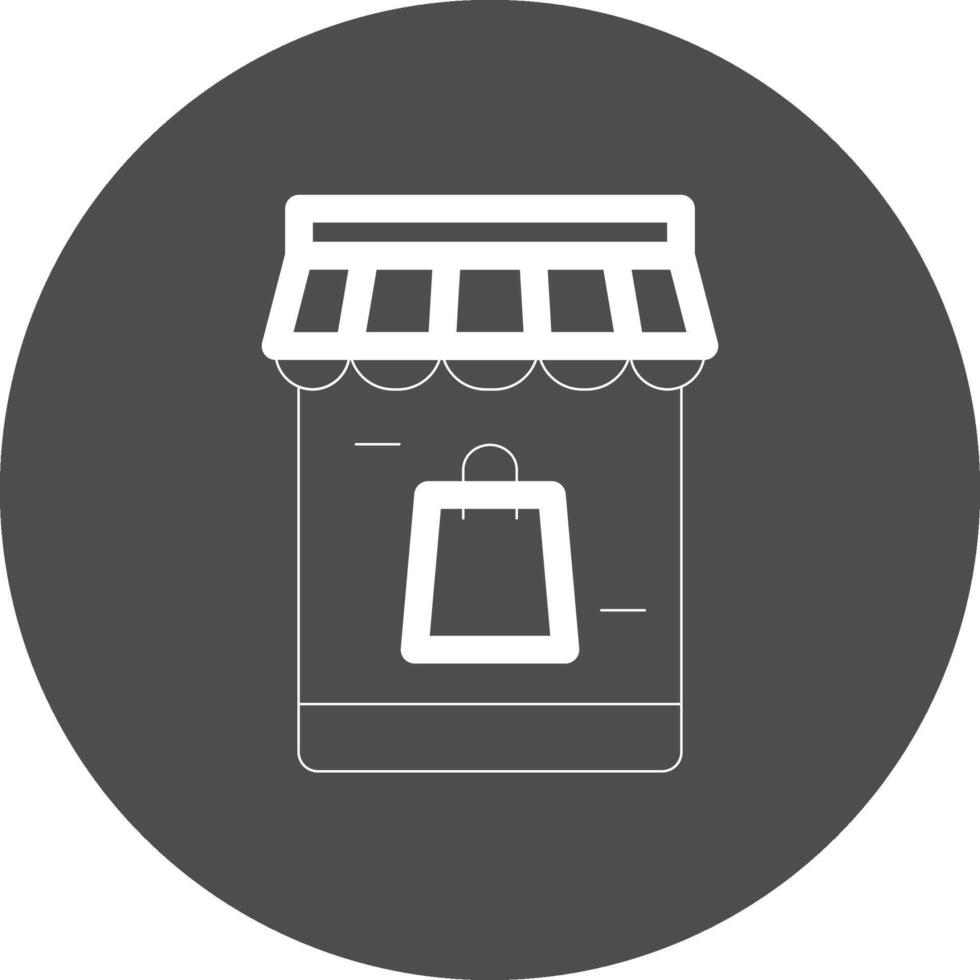 conception d'icônes créatives de magasinage en ligne vecteur