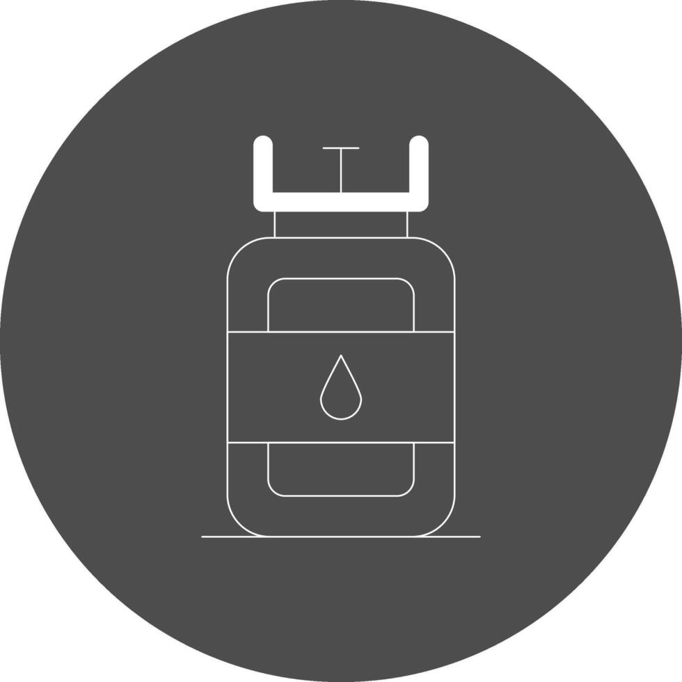 gaz cylindre Créatif icône conception vecteur