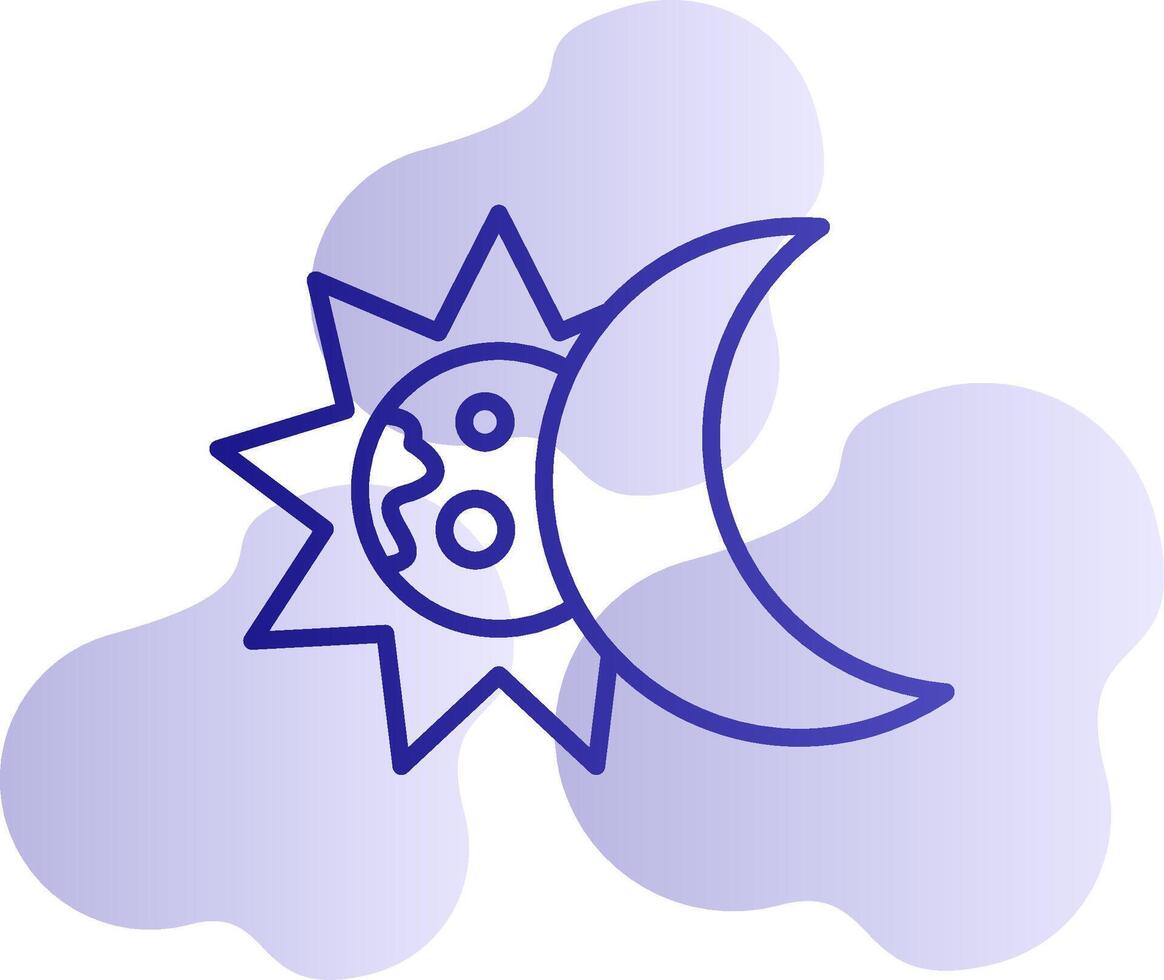 icône de vecteur d'éclipse