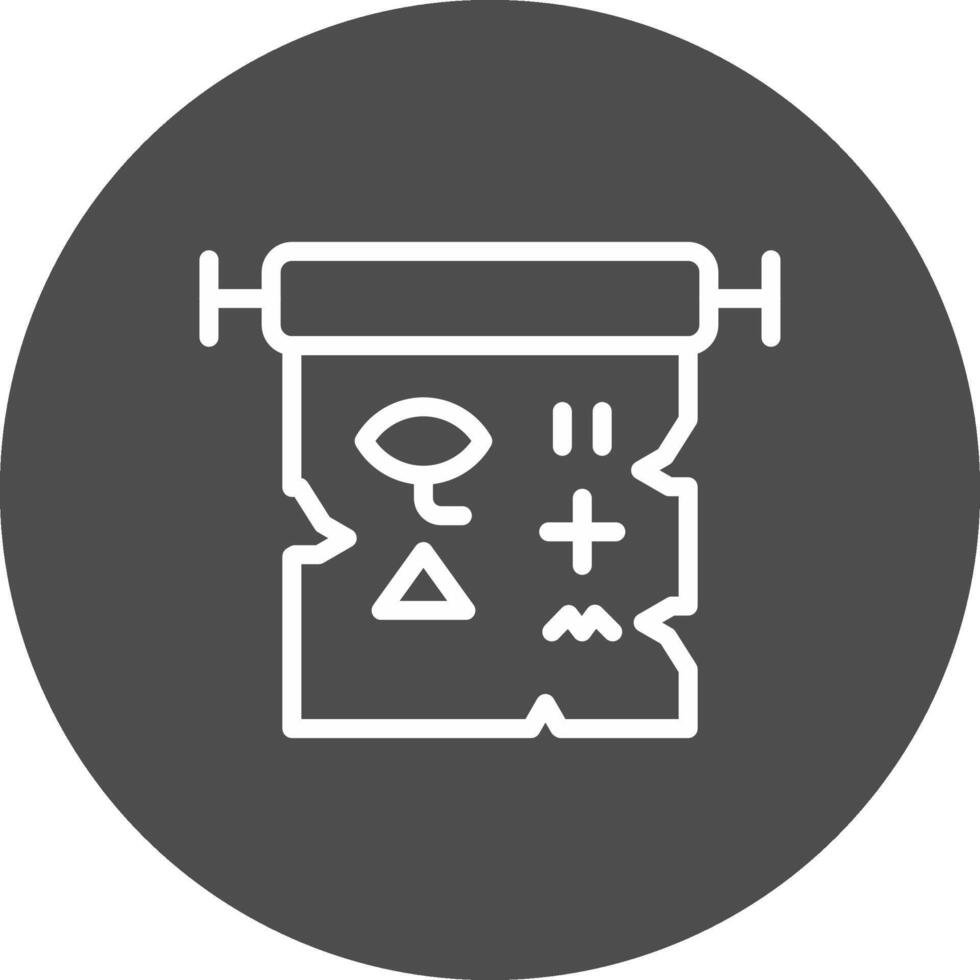 conception d'icône créative hiéroglyphe vecteur