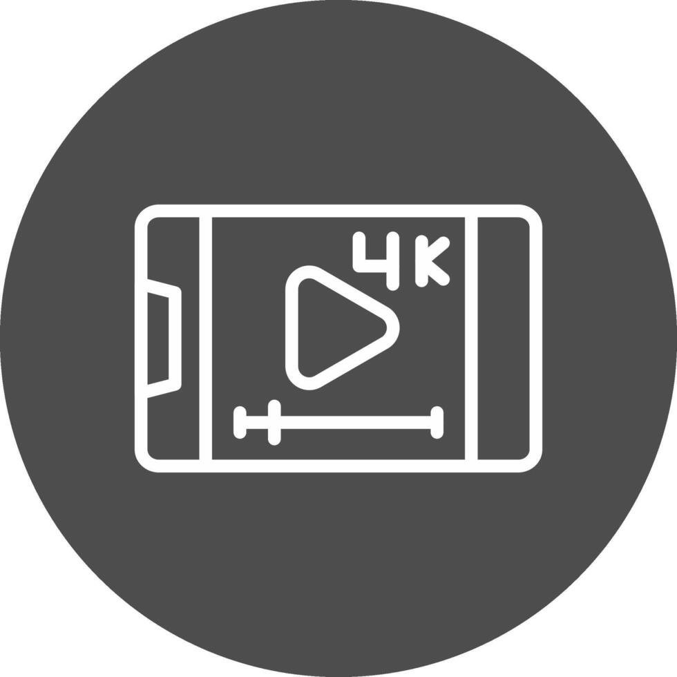 conception d'icônes créatives en streaming vidéo vecteur