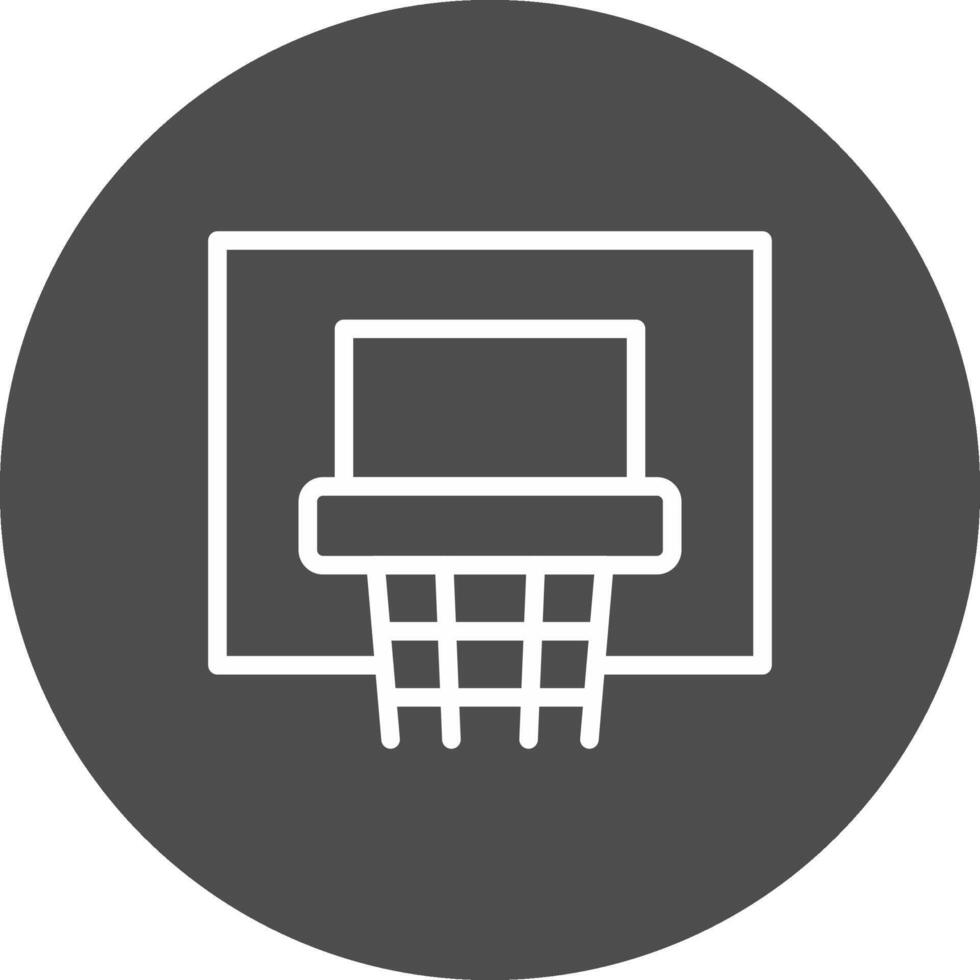 conception d'icône créative de basket-ball vecteur