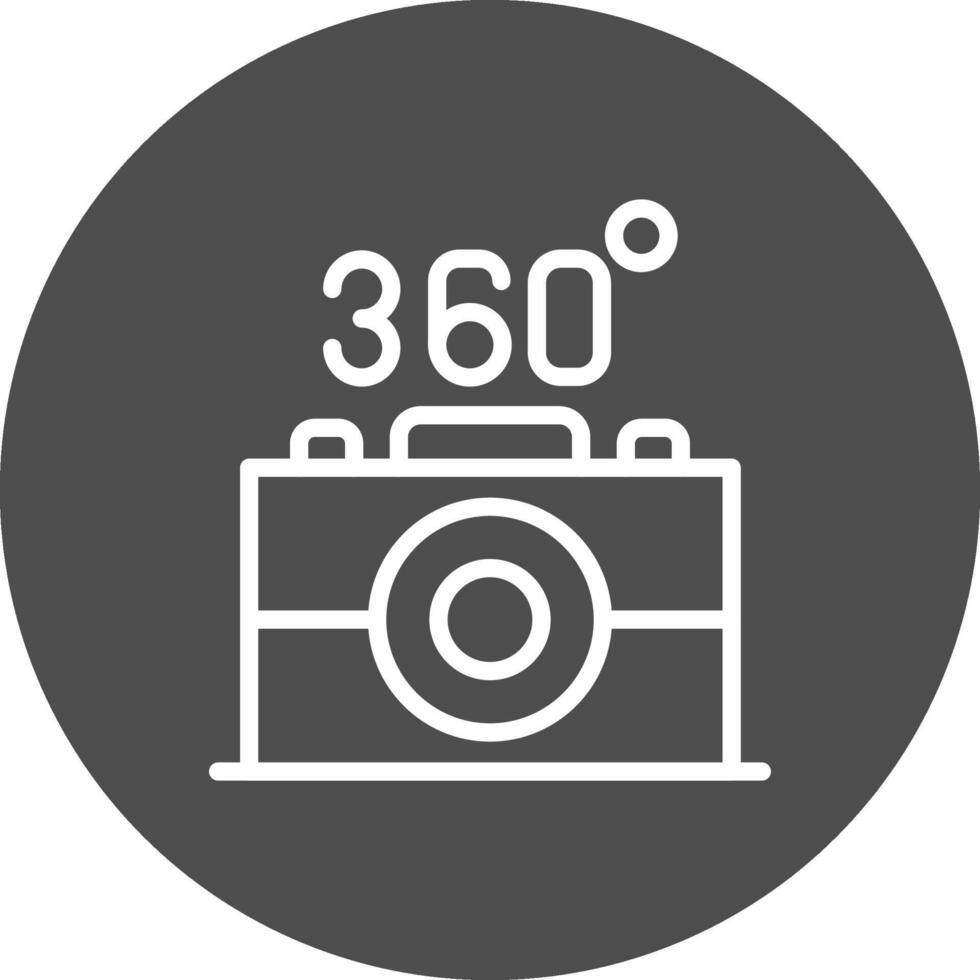 360 caméra Créatif icône conception vecteur