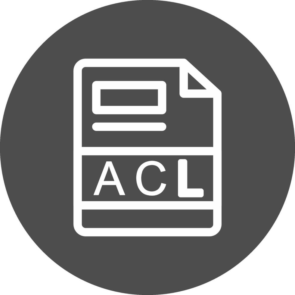 acl Créatif icône conception vecteur