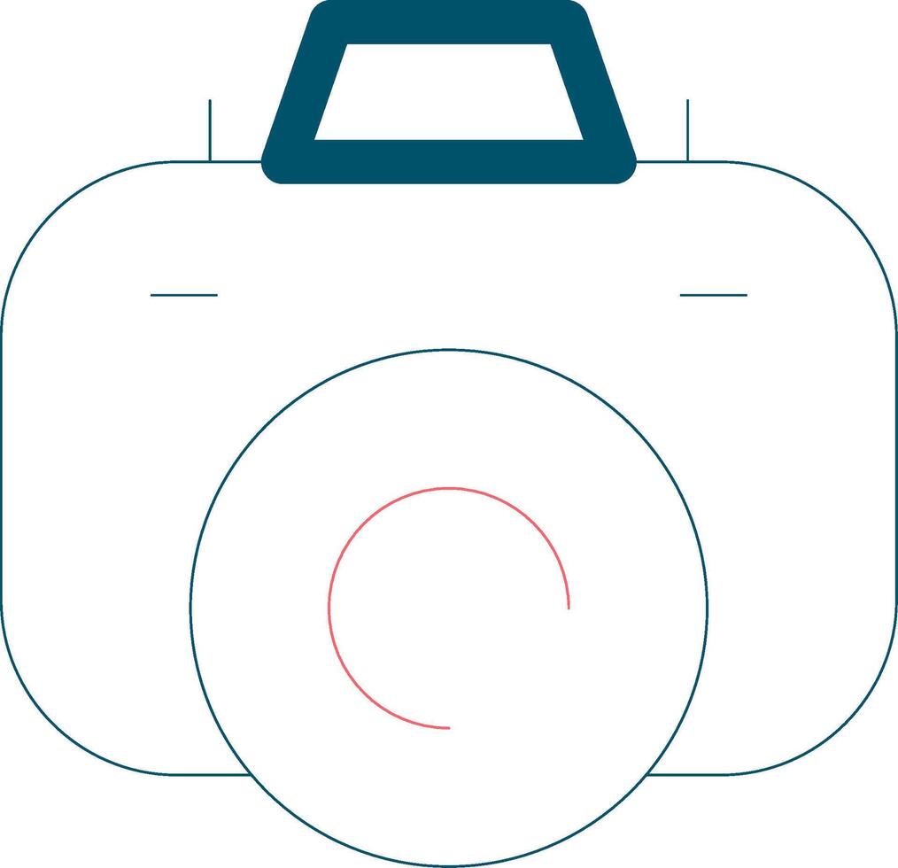 conception d'icône créative de caméra vecteur