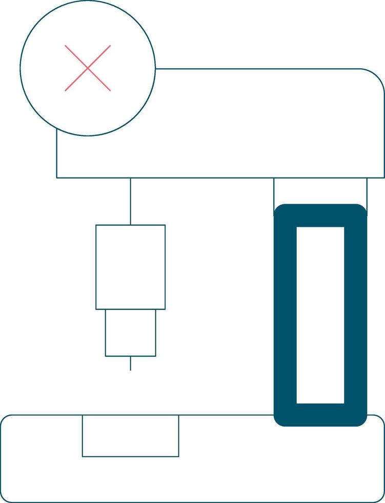 conception d'icône créative de machine vecteur